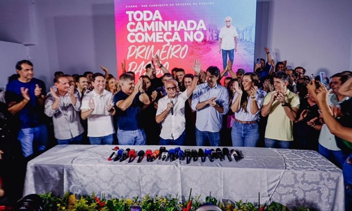 C�cero diz que a Para�ba �precisa de um novo ritmo� ao confirmar disputa ao Governo do Estado